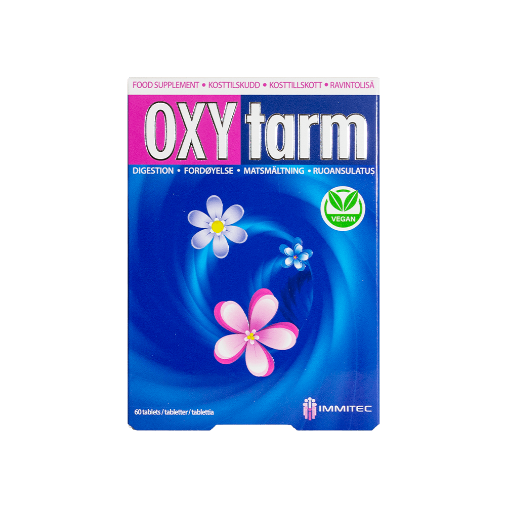 OxyTarm 60 tabletter - rens tarmsystemet