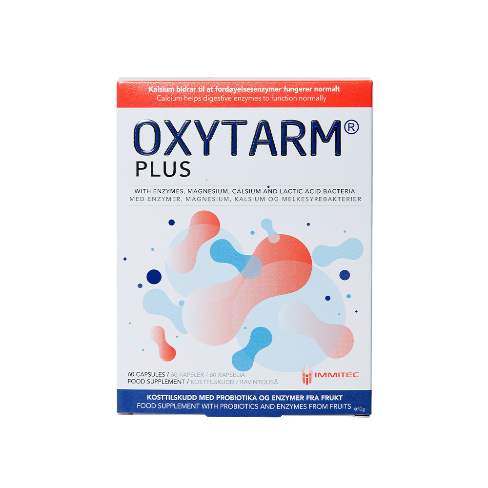 OxyTarm Plus 60 tabletter  - støtter fordøyelsen