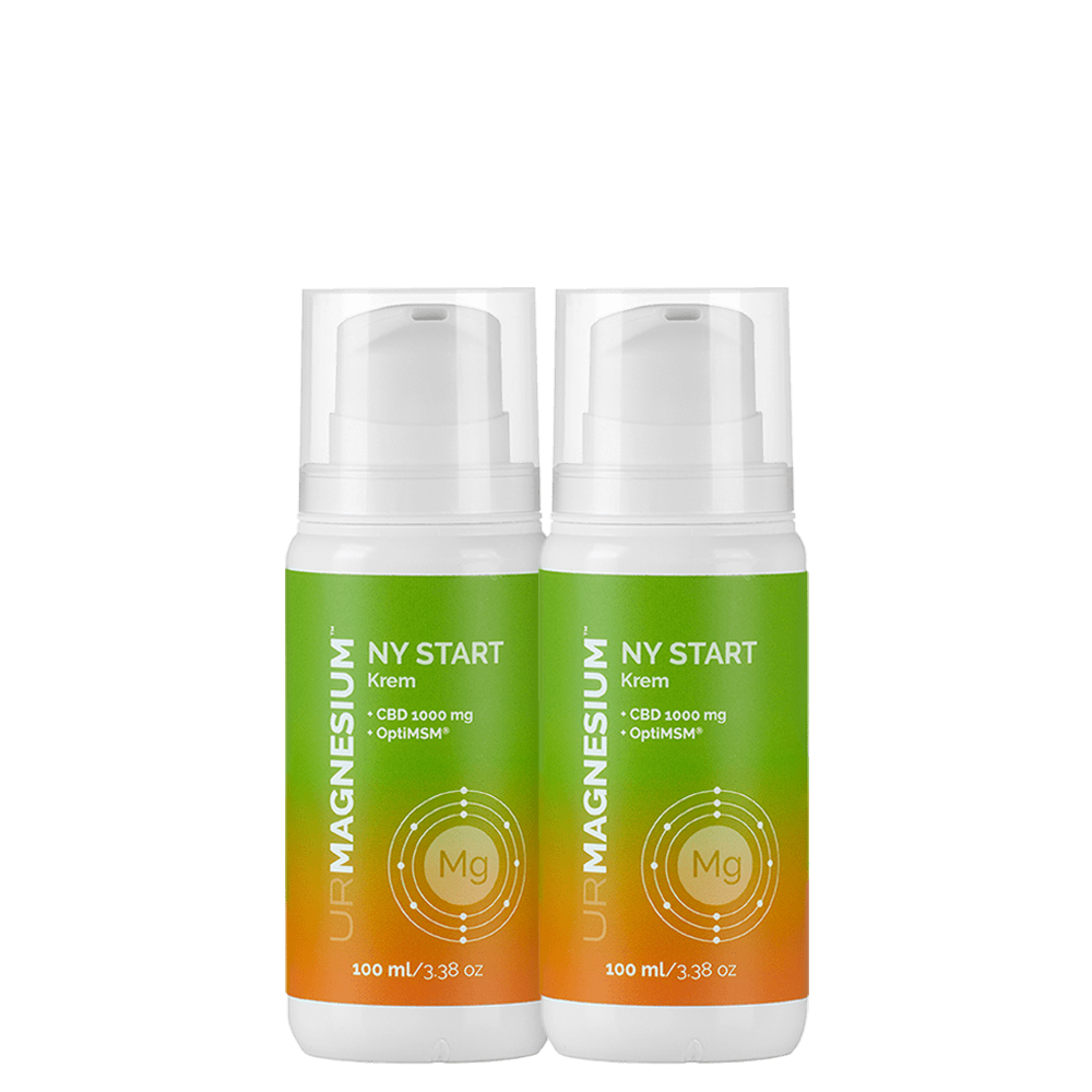 2 stk Ny start, 100 ml – CBD krem med magnesium