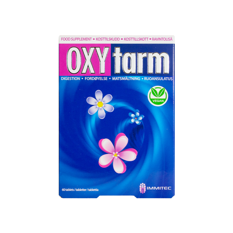 OxyTarm 60 tabletter - Rens tarmsystemet