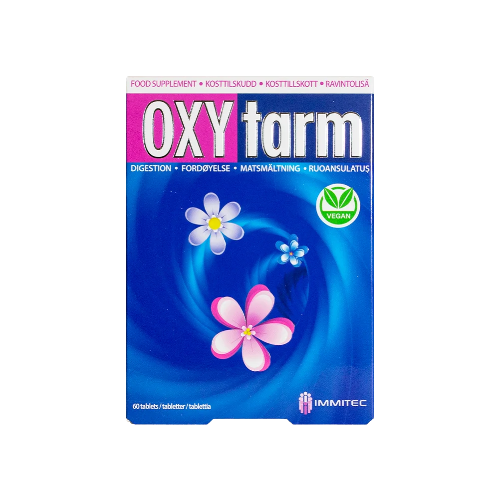 OxyTarm 60 tabletter - Rens tarmsystemet