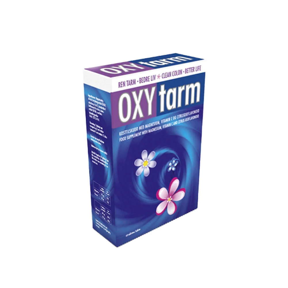 OxyTarm 60 tabletter - Rens tarmsystemet - Bilde 2