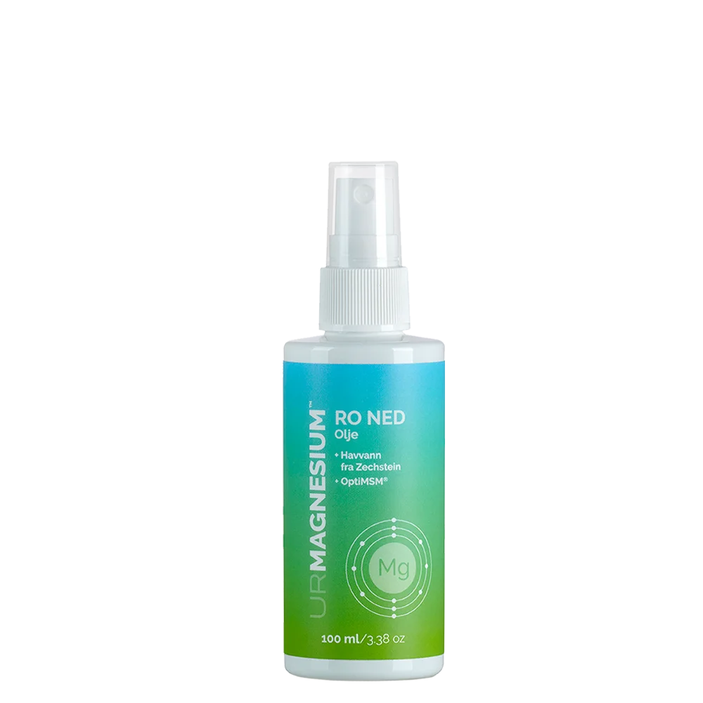 Ro ned - magnesiumolje for daglig mineraltilskudd gjennom huden
