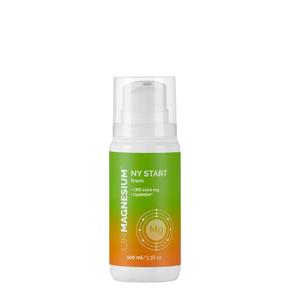 Ny start - CBD krem med magnesium for ømme og stive muskler
